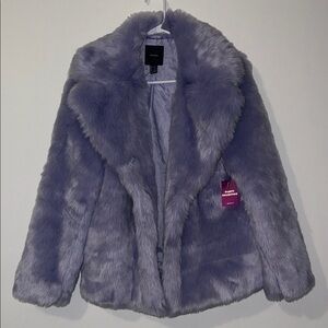 Forever 21 Plush Purple Teddy Jacket